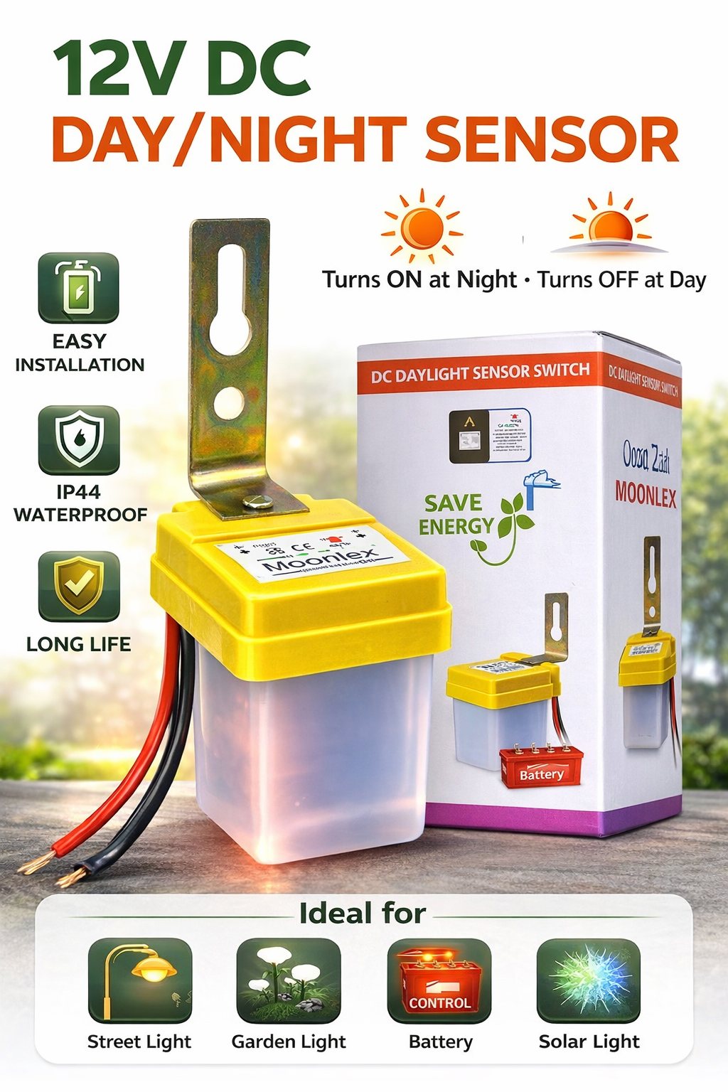 DC Day Light Sensor (LDR)